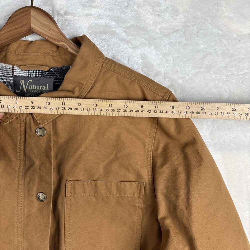 Natural Reflections Jacket Womens XXL Utility‎ Quilted Flannel Lined Canvas Barn - Picture 7 of 16